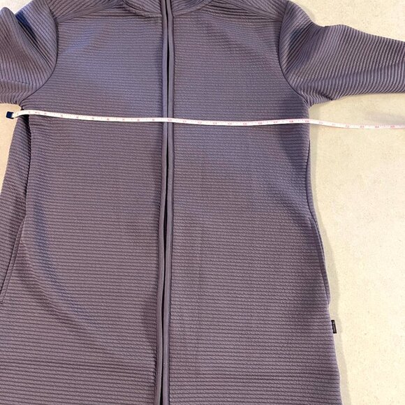 Mondetta Performance Gear MPG Women's Zip Up Ribbed Sweatshirt Purple Medium - Picture 7 of 8